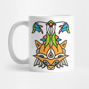 Fox in plants Mug